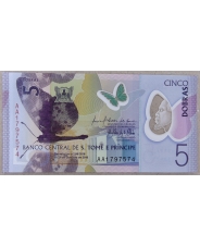 Сан-Томе и Принсипи 5 добра 2016 UNC полимерная. арт. 3725